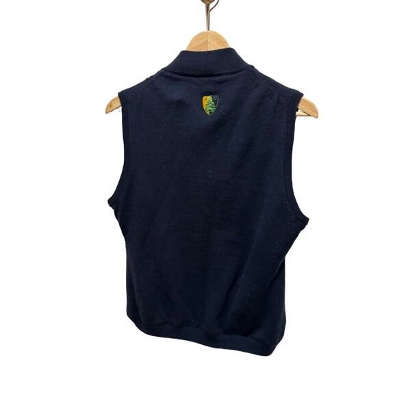 Fairway & Greene golf sweater vest  F&G gray 1/4 zip NWOT sz medium l - Picture 5 of 6